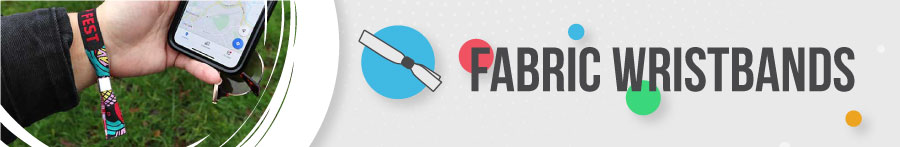 Fabric Wristbands Banner Fabric Wristbands Banner